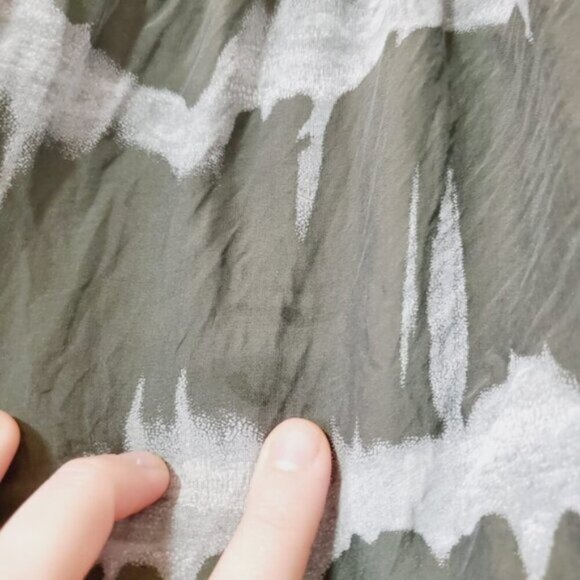 Rosemarine Italy Silk Artsy Lagenlook Boho Abstract Printed Dress M - Picture 5 of 7